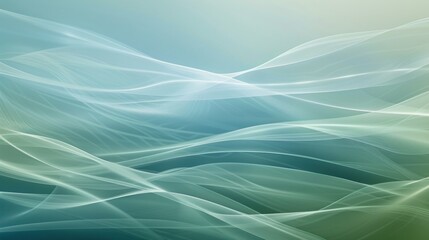 A serene blue and green gradient background symbolizing calm and tranquility with soft
