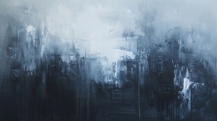 Fototapeta premium An abstract depiction of depression using dark