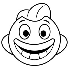 Cool Cartoon Smile Emoticon Character (18)