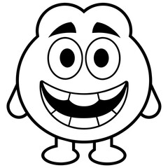 Cool Cartoon Smile Emoticon Character (41)
