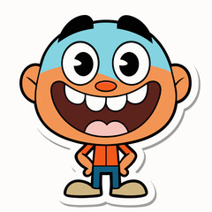 Cool Cartoon Smile Emoticon Character (66)