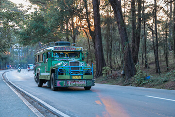Baguio, Benguet, Philippines - April 1, 2024 - Traditional Jeep Jeepney  © joshua.chew
