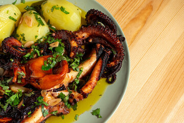 A vibrant plate of Portuguese 