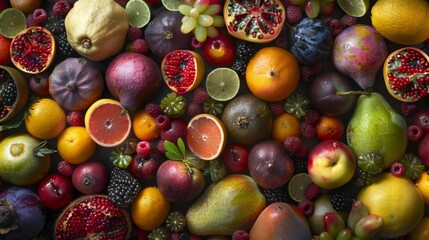 Fruits of various colors and textures, waiting to be transformed into refreshing beverages