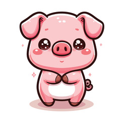 cute pig  Illustrator Artwork