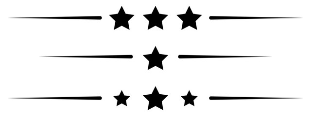 Simple line text dividers element set. Border design decor vector illustration. Isolated on transparent background. © ShafiqGFX