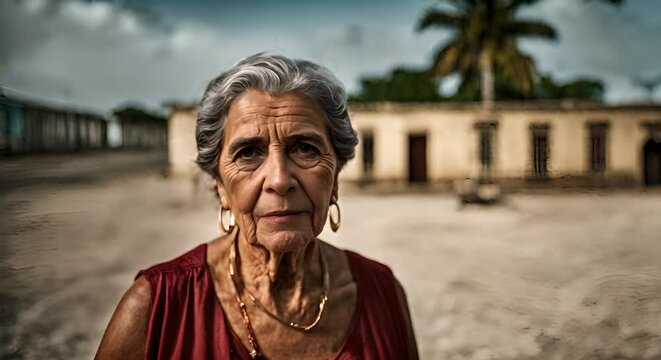 Cuban woman in Cuba.