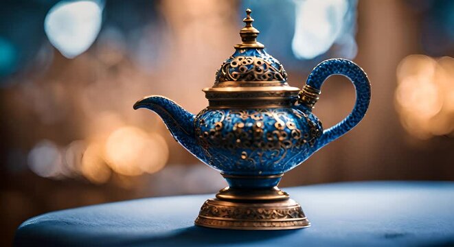 Arabic magic lamp.