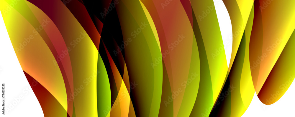 Aufkleber a vibrant display of colorfulness with swirling patterns resembling flower petals, showcasing shades