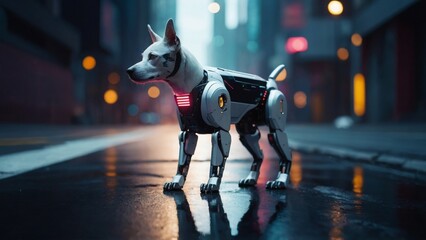 未来のロボット犬,Generative AI AI画像