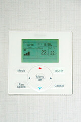 digital programmable thermostat. 3d illustration