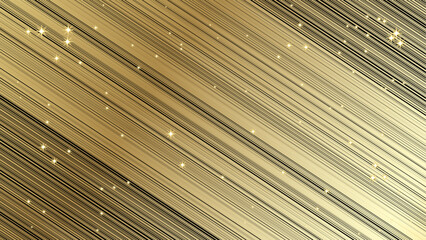 Shiny golden glitter falling down.Festive background with gold glitter and confetti for celebration background with glowing golden particles. Luxury design for decor, wallpaper, print.