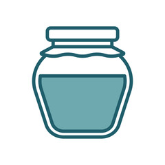 jam jar icon vector design template simple and clean