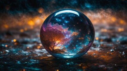 幻想的な球体の画像,Generative AI AI画像