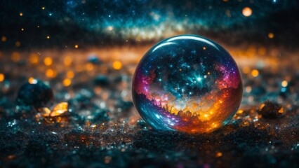 幻想的な球体の画像,Generative AI AI画像