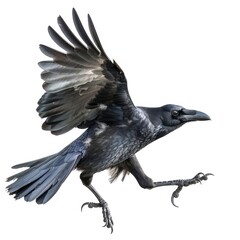 bird, parrot, eagle, crow on white background