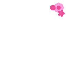 Polaroid Frame with Flower