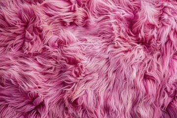 Fototapeta premium Detailed close up of a soft pink fur texture, suitable for backgrounds and design elements