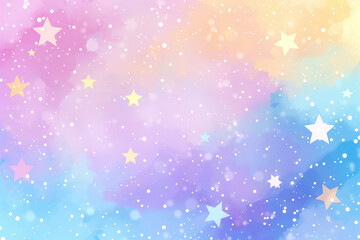Pastel Dreamscape, Starry Glitter Texture