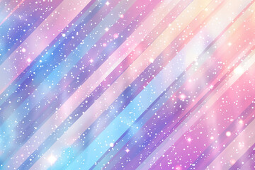 Pastel Stripes with Glitter, Magical Sparkling Background