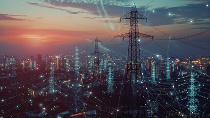 Smart grid infrastructure managing electricity distribution