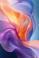 Fototapeta premium Colorful abstract background Ready banner. With liquid bubble tissue effects