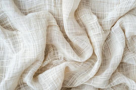 linen fiber fabric texture movement