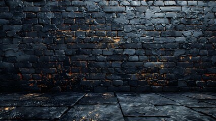 Obscured stock images of black brick wall or textured grungy floor. Concept Brick Wall Stock Images, Grungy Floor Textures, Obscured Backgrounds