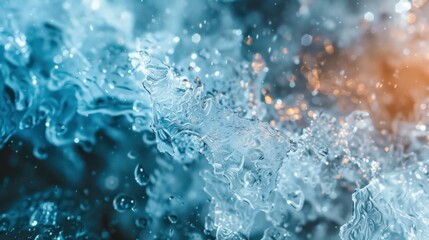 Obraz premium Abstract background sparking block ice