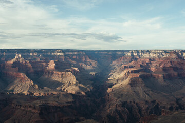 Fototapeta na wymiar Sunset at the majestic Grand Canyon, in Arizona, USA