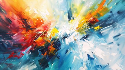 Abstract background painting brush