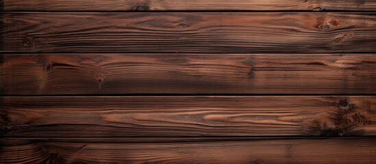 Fototapeta premium Wooden wall with brown stain