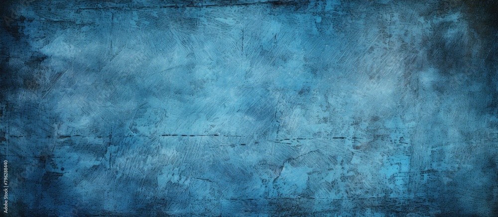 Poster a worn-out blue backdrop displaying a rough texture
