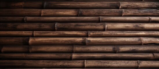Bamboo sticks pattern on wall