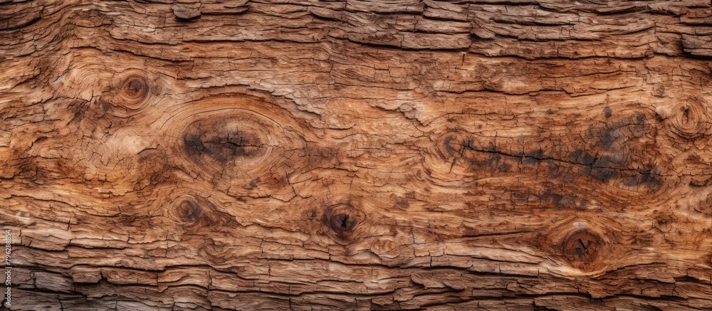 Poster tree trunk knot