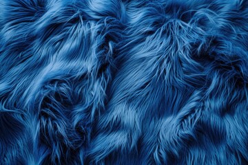 Fototapeta premium Close up of a blue furry animal, suitable for various design projects