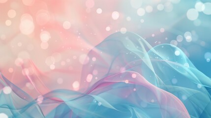 Abstract pastel background with soft pink and blue colors - obrazy, fototapety, plakaty