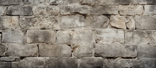 A stone wall with a tiny gap - obrazy, fototapety, plakaty
