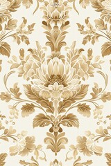 A wallpaper pattern that exudes luxury, featuring motifs of friendship and happiness, adding charm and elegance to the decor 8K , high-resolution, ultra HD,up32K HD - obrazy, fototapety, plakaty