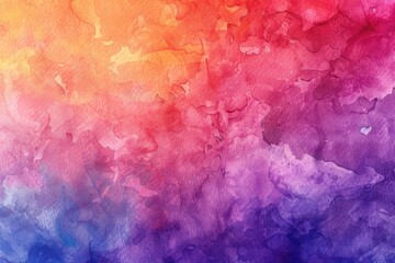 Abstract watercolor background with vibrant colorful stains. Perfect for artistic projects and design
