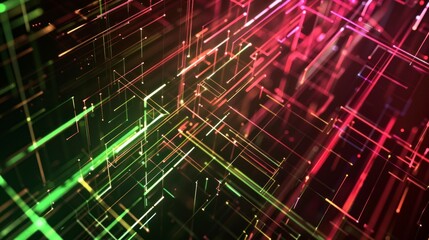Obraz premium illustration abstract background of network