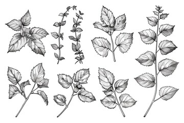 A bunch of leaves grouped together. Suitable for nature or environmental concepts