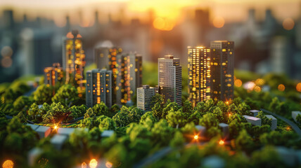 Eco-conscious real estate: Informative, visually appealing.generative ai