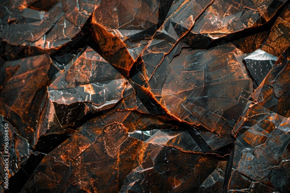Poster close-up view of a bunch of rocks. suitable for geological and nature-related projects