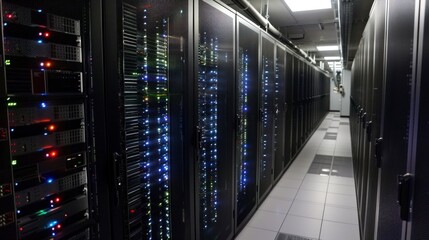 corridor or room server network