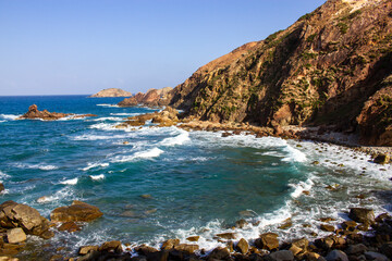 Beautiful Seacoast At Eo Gio (Strait Of The Winds) In Binh Dinh Province, Vietnam.