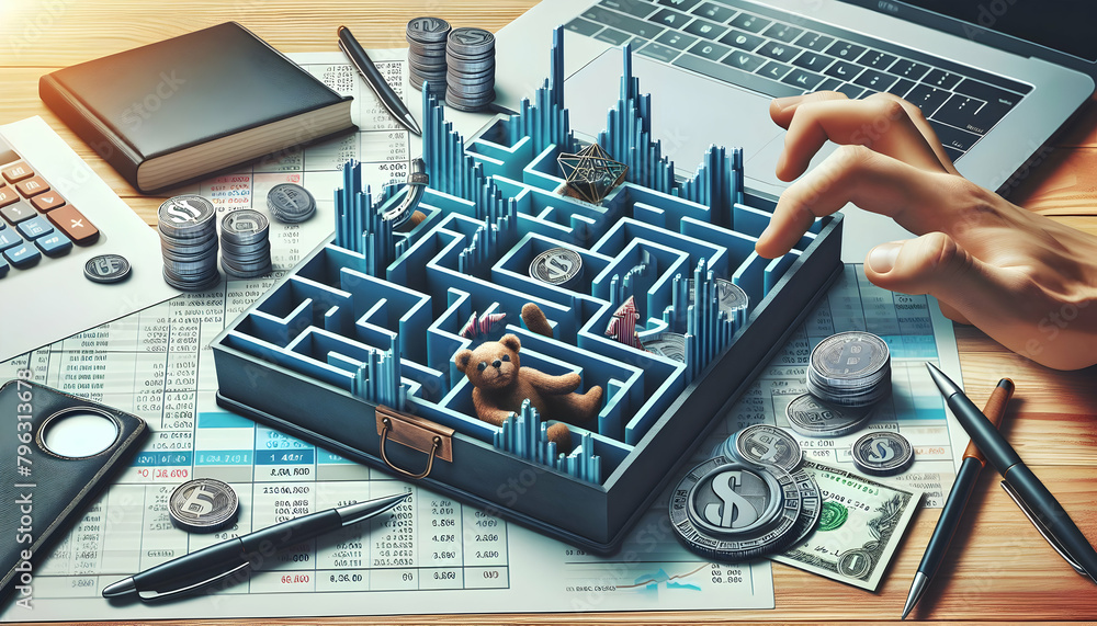 Poster recognizing the mirage of guaranteed profits and adhering to disciplined investment practices - a fi