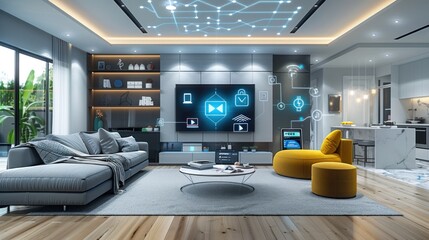 Futuristic Smart Home Technology: Seamless Integration for Convenience and Efficiency