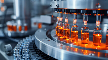 Documentary Photo of Medical Ampoule Production Line