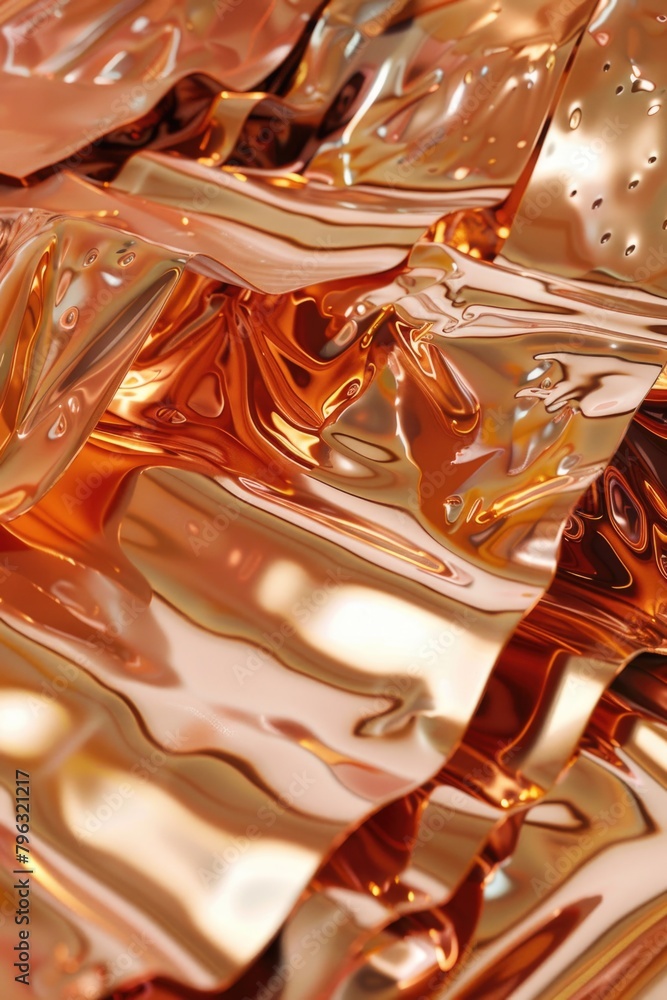 Poster close up of a shiny liquid surface, suitable for various design projects